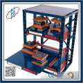 Rack de armazenamento de moldes e gaveta para uso de máquina